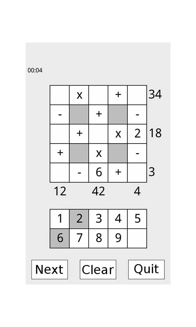 Math Square (Android) software [parallel-realities]